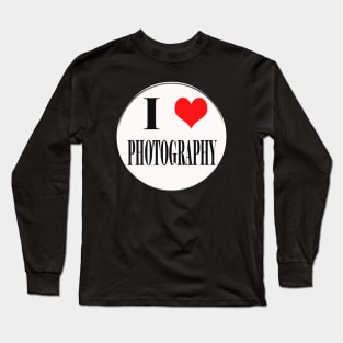 Photography Button Long Sleeve T-Shirt